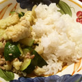 スイートピーズ's cooksnap of when they made カリフラワーとガーキンの挽肉クミン炒め.