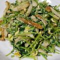 まるにゃん☆'s cooksnap of when they made 豆苗の胡麻油炒め.