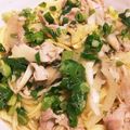 れれれんこん。's cooksnap of when they made 寒い日♡にんにく豚バラスープスパゲッティ.