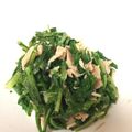 rainys's cooksnap of when they made 春菊とツナのめんマヨ和え.