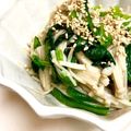 Fire-King's cooksnap of when they made お弁当に★小松菜とエノキのナムル.