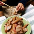 enaco_000's cooksnap of when they made 材料2つ！ホットクックで梅ごぼう.