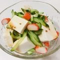 R★Hママ♥'s cooksnap of when they made ３分★簡単【豆腐とカニカマの中華サラダ】.