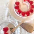 chii milk's cooksnap of when they made いちごの季節♪いちごミルクのパンナコッタ.