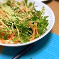 Sac’HiNa's cooksnap of when they made 切って混ぜるだけ豆苗とチーズのサラダ.