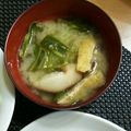 M130018's cooksnap of when they made キャベツと椎茸の味噌汁.