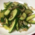 yummy?'s cooksnap of when they made キュウリとジャコのめんつゆ炒め.