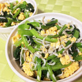 そらいろ猫's cooksnap of when they made 麺つゆで簡単✩小松菜としらすの炒り卵和え.