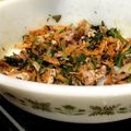 marwee's cooksnap of when they made ベーコンとコーンのほうれん草焼き.