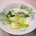 runa10's cooksnap of when they made チンゲン菜のクリーム煮.
