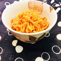 ダーリンはアメリカ人's cooksnap of when they made ＊ルクエdeにんじんのごま和え＊.