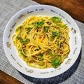 宝美空's cooksnap of when they made なーんにも無いときの釜玉パスタ.