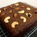 陸んちゅ♪'s cooksnap of when they made チョコ＆バナナブラウニー.