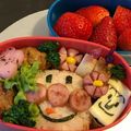 まなぴママ★'s cooksnap of when they made 簡単キャラ弁☆アンパンマン☆2歳のお弁当.