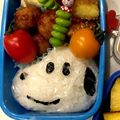 mhib0429's cooksnap of when they made ☆キャラ弁☆スヌーピー.