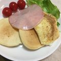 ぼーの28's cooksnap of when they made たまご無し乳無し♪フワフワパンケーキ.