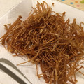 ゆみめん's cooksnap of when they made 揚げるだけの簡単おつまみ！えのきの素揚げ.