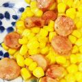 食は笑顔に♪'s cooksnap of when they made レンジでウインナーコーン.