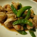 やすらー's cooksnap of when they made 色鮮やか✾スナップエンドウと鶏の簡単炒め.