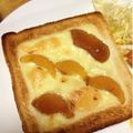 ぽぽきゅ's cooksnap of when they made ＊奈良漬けチーズのっけトースト＊.