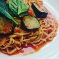 カリメロ1020's cooksnap of when they made ナスとベーコンのトマトパスタ.
