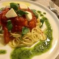 チコピサロ's cooksnap of when they made トマトソース＆マルゲリータ風パスタ.