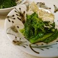 にゃんがす's cooksnap of when they made 菜の花のとろろ昆布＋ポン酢でおひたし.