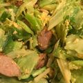 ゆちゅママ's cooksnap of when they made キャベツとウインナーのカレーマヨ炒め.