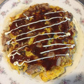 パンプキンチャボ's cooksnap of when they made 残ったスパゲッティでねぎ焼き.