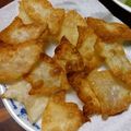 ミスティーローズ's cooksnap of when they made 余った餃子の皮で☆簡単、餃子チップス.