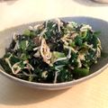 mikaringo☆'s cooksnap of when they made ほうれん草とえのきの梅かつお味噌和え☆.