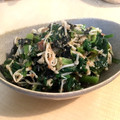 mikaringo☆'s cooksnap of when they made ほうれん草とえのきの梅かつお味噌和え☆.