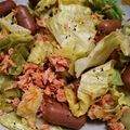なめネコ's cooksnap of when they made シンプル！鮭フレークとキャベツの蒸し焼き.