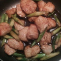 のえもゆ's cooksnap of when they made 鶏むね肉とアスパラガスの中華炒め.