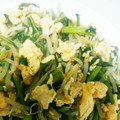 ☆マカロンmama☆'s cooksnap of when they made もやしと✿春菊と✿卵の✿しょうが✿炒め.