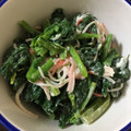 ポメちょん's cooksnap of when they made ほうれん草とカニカマのマヨ和え.