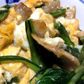 クックGFU5AQ☆'s cooksnap of when they made 豚肉と小松菜と卵の甘炒め.