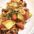 ひとみん1234's cooksnap of when they made サツマイモとキノコのクリームソテー.