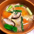 モケ缶's cooksnap of when they made きのこと卵のおみそ汁.