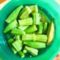 Emm@'s cooksnap of when they made 板ずり不要！鍋不要！オクラの煮浸し？.