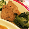 ゆっき〜な☆'s cooksnap of when they made 定番♪小松菜とがんもの煮物^ ^.