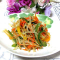 tennisnoah's cooksnap of when they made 簡単！節約＊もやしのペペロンチーノ風炒め.