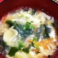 kana叶's cooksnap of when they made かき玉汁。.