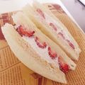 oyuking's cooksnap of when they made クリームたっぷり！基本のフルーツサンド.