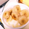 choco831's cooksnap of when they made 朝食に＊☆メープルバナナヨーグルト☆＊.