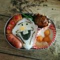 ♡yuka_mai♡'s cooksnap of when they made オラフのクリスマス❤幼稚園キャラ弁.