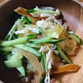 ヒナ♡'s cooksnap of when they made 簡単混ぜるだけ!サラダチキンの中華サラダ.