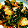 クック64OY6U☆'s cooksnap of when they made 簡単！春菊とキムチの和え物.