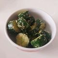 ショコラメロン's cooksnap of when they made 即席♪ きゅうりの昆布茶漬け.