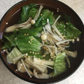 ＊なみへい＊'s cooksnap of when they made 10分！味覇でえのきとレタスの中華スープ.